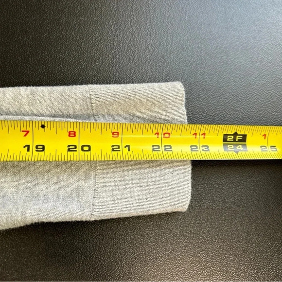 Women’s Medium Gray Cardigan Rhinestone Peter Pan Collar Twee Fairy Preppy - Picture 7 of 10